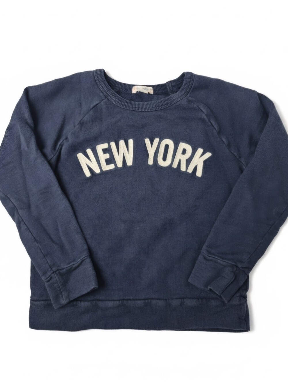 Crewcuts by J.Crew Kids New York Sweatshirt Navy Size 6-7